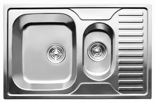 7301 Мойка CRISTAL прямоугольная двойная с полкой, врезная 780x500x180 SATIN 7301 Мойка CRISTAL прямоугольная двойная с полкой, врезная 780x500x180 SATIN