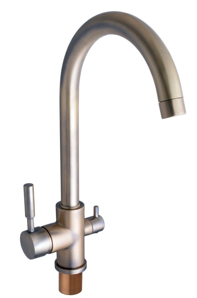 Смеситель кухонный Globus Lux LAZER GLLR-0333 BRONZE БРОНЗОВЫЙ комбинированный Смеситель кухонный Globus Lux LAZER GLLR-0333 BRONZE БРОНЗОВЫЙ комбинированный