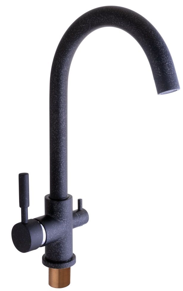 Смеситель кухонный Globus Lux LAZER GLLR-0333 ONIX ЧЕРНЫЙ комбинированный Смеситель кухонный Globus Lux LAZER GLLR-0333 ONIX ЧЕРНЫЙ комбинированный