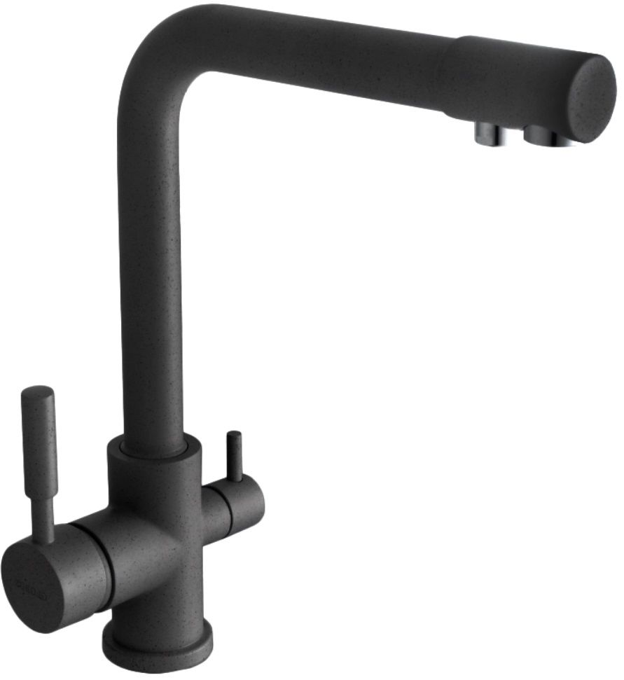 Смеситель кухонный Globus Lux LAZER GLLR-0444 ONIX ЧЕРНЫЙ комбинированный Смеситель кухонный Globus Lux LAZER GLLR-0444 ONIX ЧЕРНЫЙ комбинированный