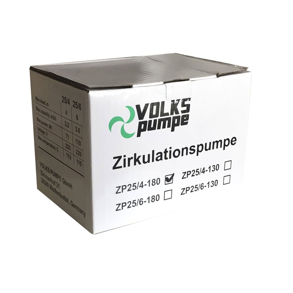 Насос Volks ZP25/4 кВт циркуляционный 180 мм, Насос Volks ZP25/4 кВт циркуляционный 180 мм,