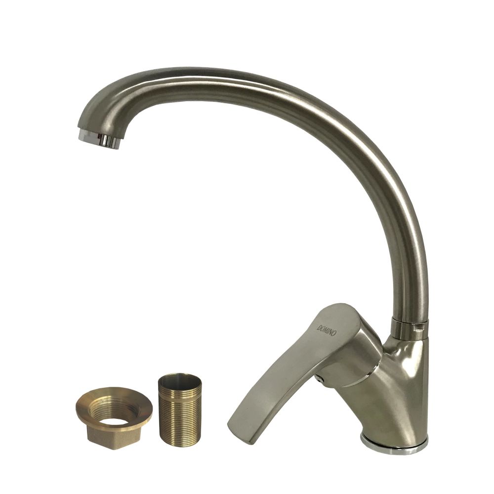 Смеситель кухонный DOMINO DFR 203S-BIG_St STEEL Смеситель кухонный DOMINO DFR 203S-BIG_St STEEL