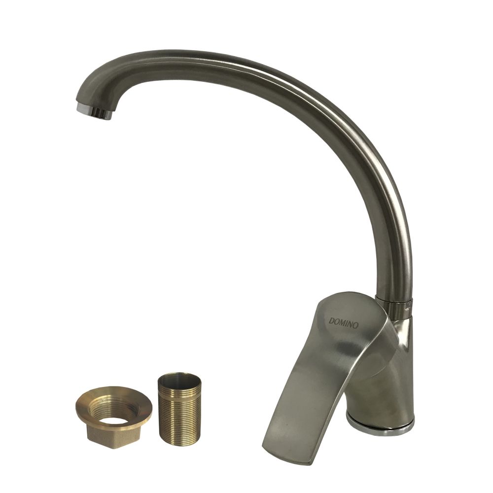 Смеситель кухонный DOMINO DFR 203S-BIG_St STEEL Смеситель кухонный DOMINO DFR 203S-BIG_St STEEL