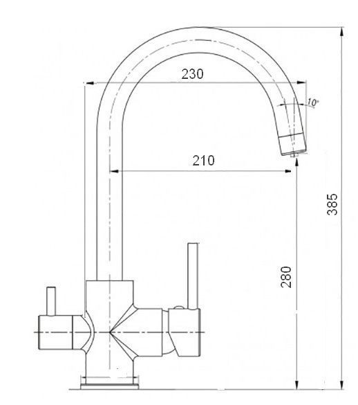 Смеситель кухонный Globus Lux LAZER GLLR-0333 ONIX ЧЕРНЫЙ комбинированный Смеситель кухонный Globus Lux LAZER GLLR-0333 ONIX ЧЕРНЫЙ комбинированный