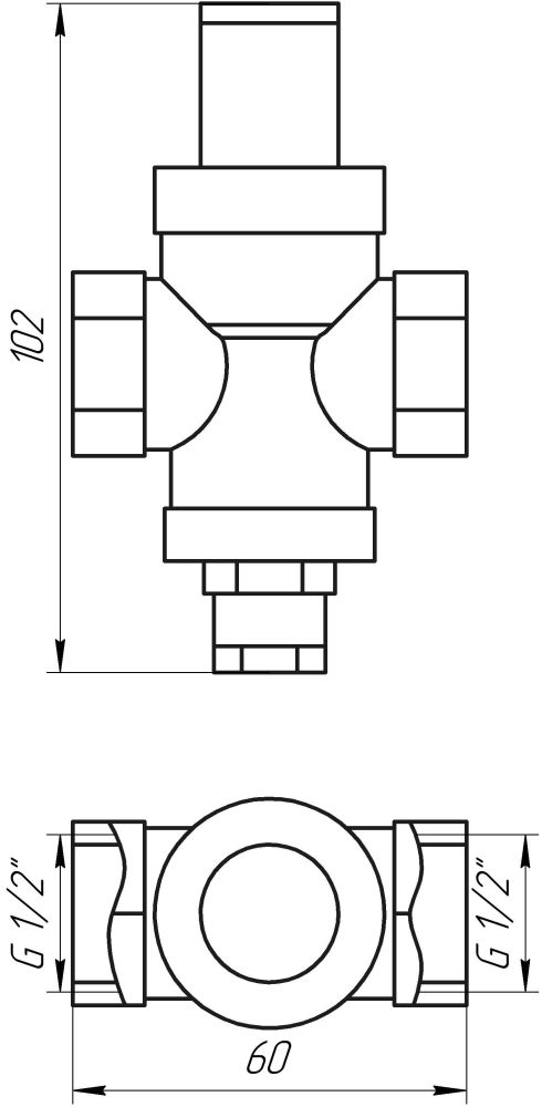 Редуктор SOLOMON 881 1/2" под манометр Редуктор SOLOMON 881 1/2" под манометр