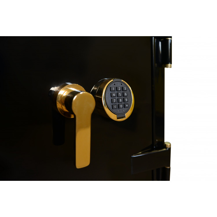 Сейф вогнезломостійкий Griffon CLE II.68.E WKP BLACK GOLD Сейф вогнезломостійкий Griffon CLE II.68.E WKP BLACK GOLD