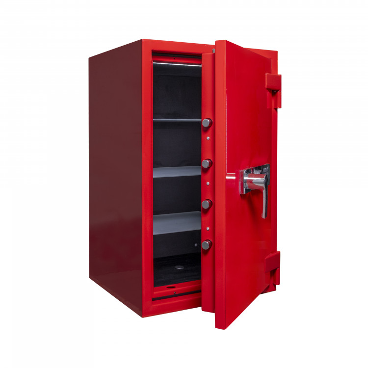 Сейф зламостійкий Griffon CLE III.95.E COMBI GLOSS RED Сейф зламостійкий Griffon CLE III.95.E COMBI GLOSS RED