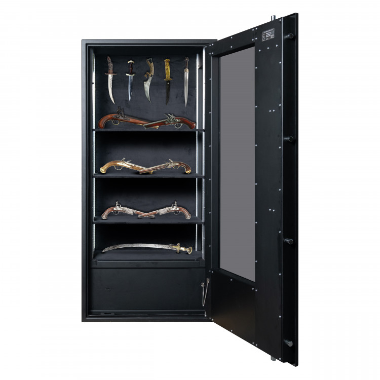 Сейф збройовий Griffon GD.840.ETS GLASS CASE COMBI BLACK Сейф збройовий Griffon GD.840.ETS GLASS CASE COMBI BLACK