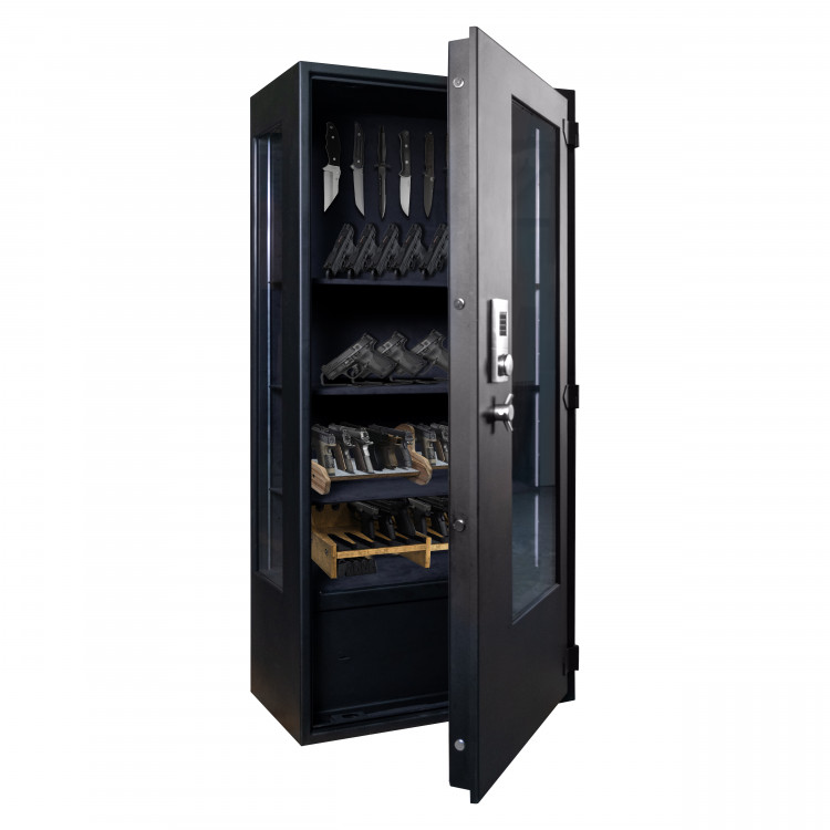 Сейф збройовий Griffon GD.840.ETS GLASS CASE COMBI BLACK Сейф збройовий Griffon GD.840.ETS GLASS CASE COMBI BLACK