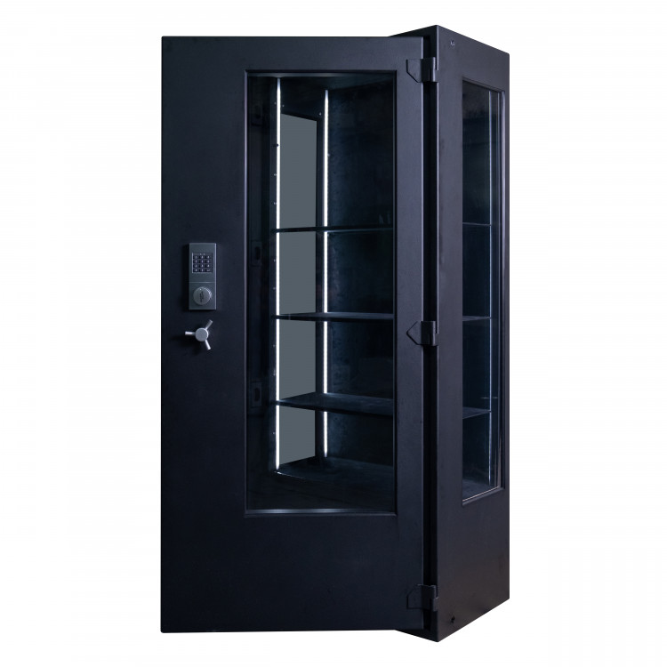 Сейф збройовий Griffon GD.840.ETS GLASS CASE COMBI BLACK Сейф збройовий Griffon GD.840.ETS GLASS CASE COMBI BLACK