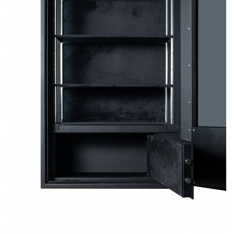 Сейф збройовий Griffon GD.840.ETS GLASS CASE COMBI BLACK Сейф збройовий Griffon GD.840.ETS GLASS CASE COMBI BLACK