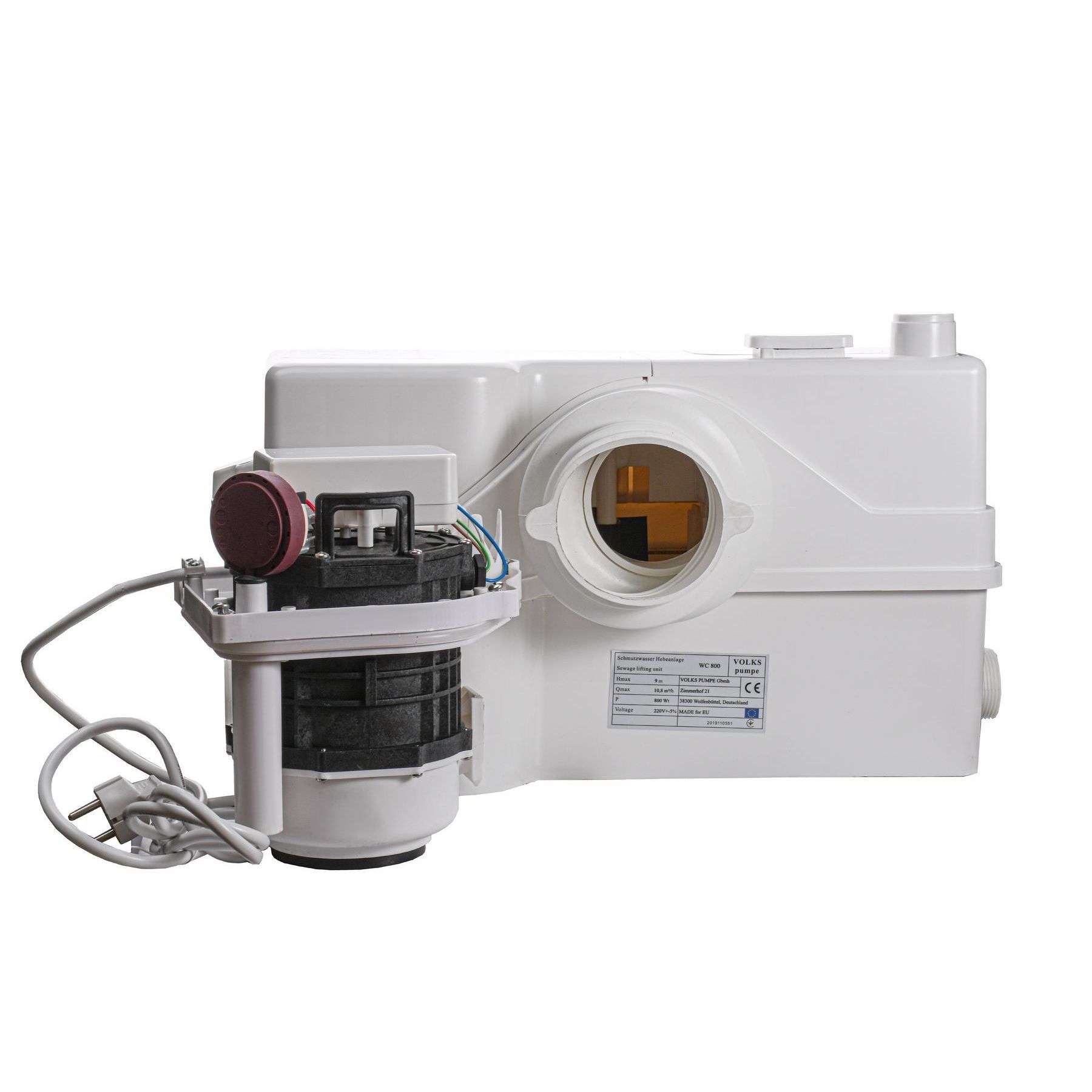 Каналізаційна установка VOLKS pumpe WC800 Каналізаційна установка VOLKS pumpe WC800