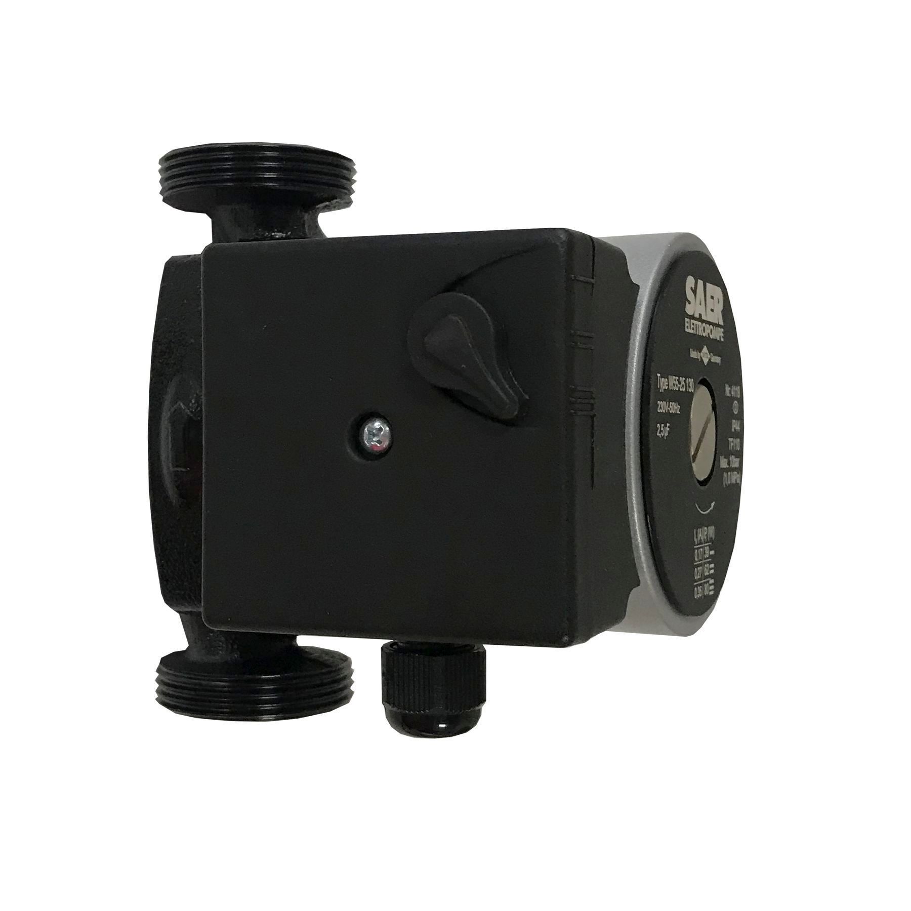 Насос циркуляційнний SAER W55-25 130мм + гайки Насос циркуляційнний SAER W55-25 130мм + гайки