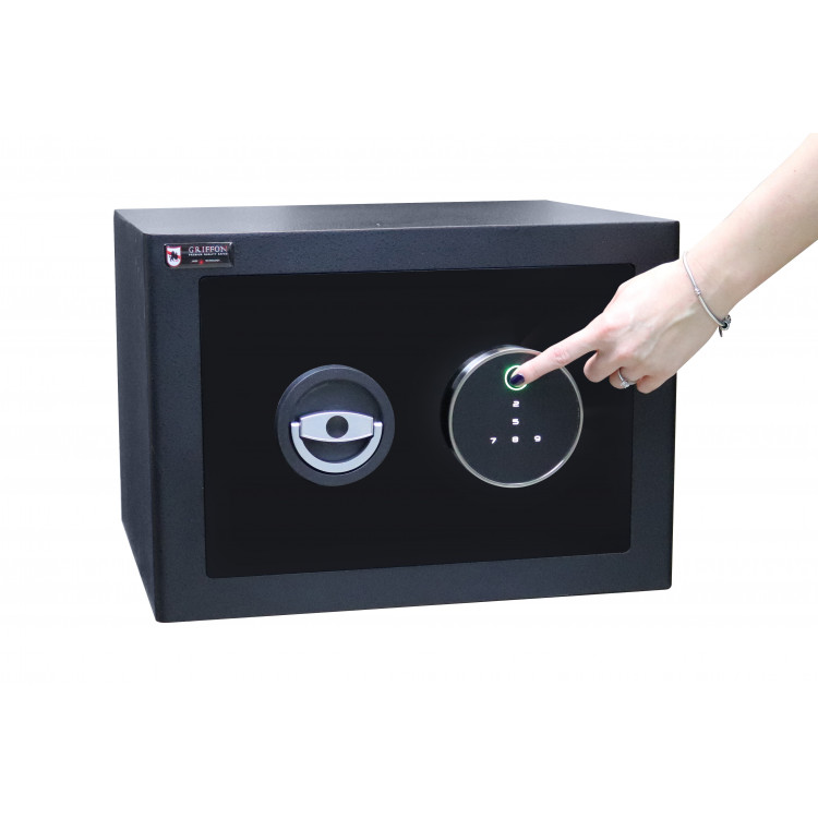 Сейф меблевий Griffon M.30.Fingerprint BLACK Сейф меблевий Griffon M.30.Fingerprint BLACK