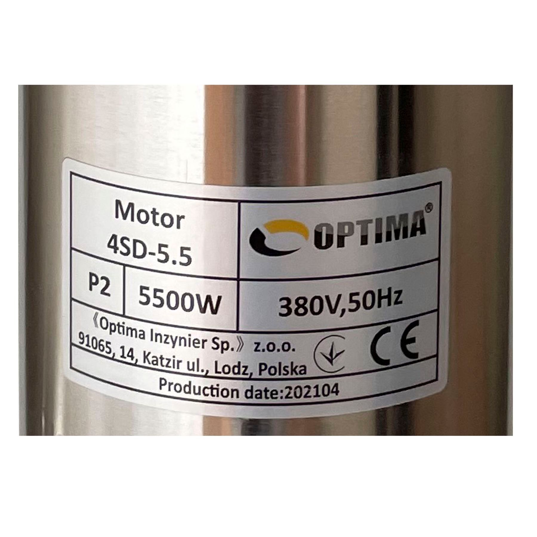 Насос свердловинний з підв, стійк, до піску OPTIMA 4SD16/22 5,5 кВт 120м 3-фазний Насос свердловинний з підв, стійк, до піску OPTIMA 4SD16/22 5,5 кВт 120м 3-фазний