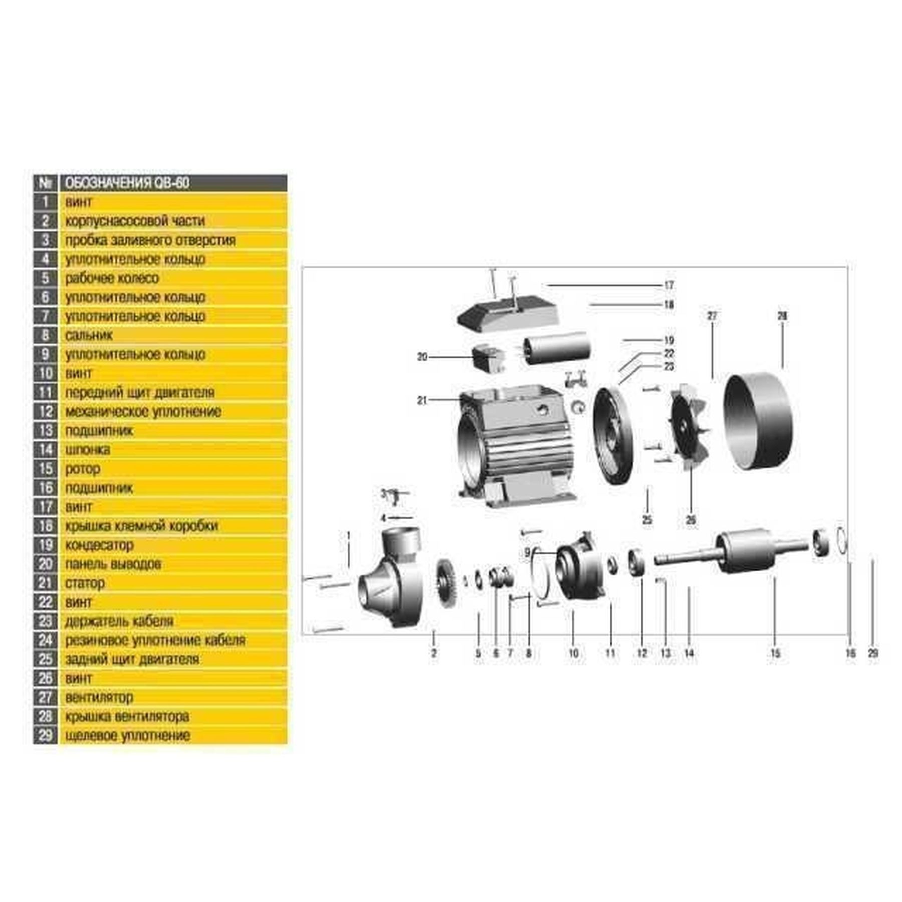 Насос вихровий QB-60 0,37кВт Оptima Насос вихровий QB-60 0,37кВт Оptima