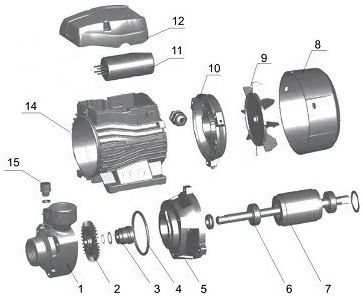 Насос вихровий VOLKS pumpe QB60 NEW 0,37кВт Насос вихровий VOLKS pumpe QB60 NEW 0,37кВт