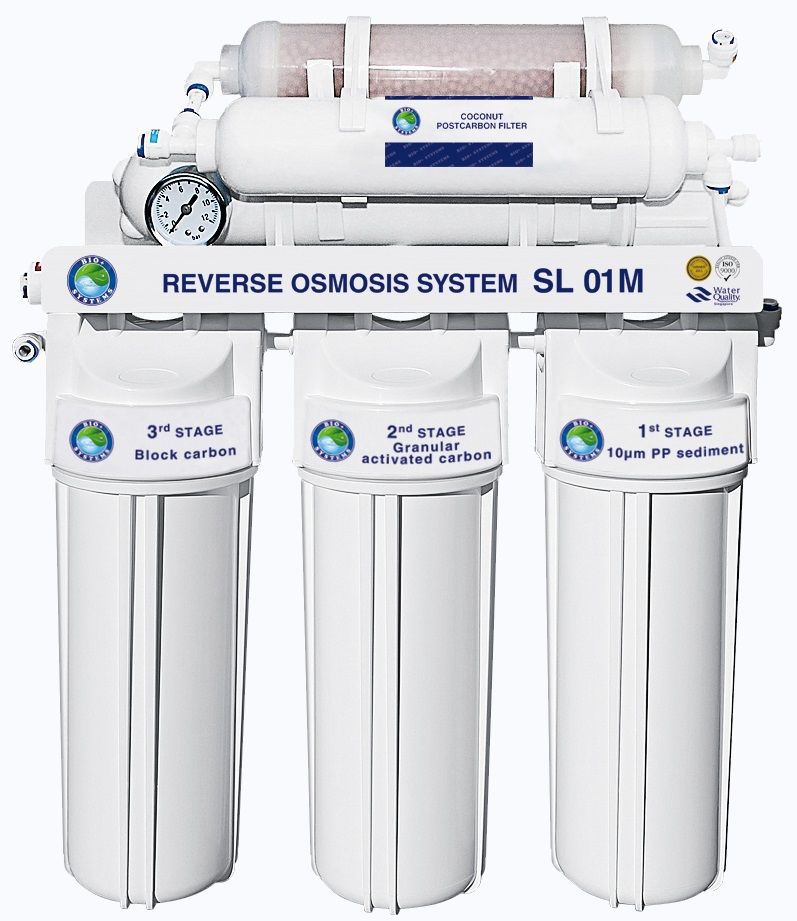 Система обратного осмоса BIO+systems RO-50-SL01M-NEW + минерализатор Система обратного осмоса BIO+systems RO-50-SL01M-NEW + минерализатор