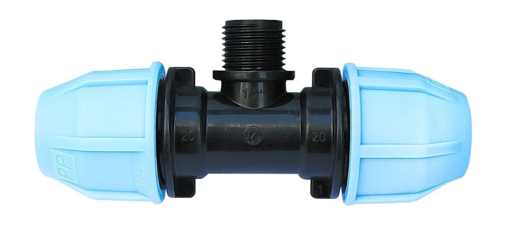 Тройник VS Plast 3003 50x11/2"Нx50 мм наружная резьба Тройник VS Plast 3003 50x11/2"Нx50 мм наружная резьба