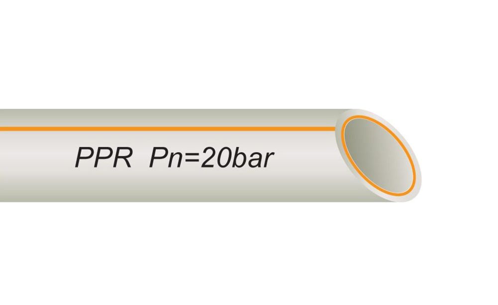 Труба полипропиленовая 32 мм со стекловолокном FR-PPR PIPE VS PLAST Труба полипропиленовая 32 мм со стекловолокном FR-PPR PIPE VS PLAST