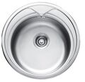 7109 Мойка CRISTAL круглая врезная 510x180 Decor