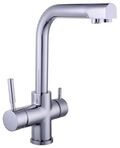 Смеситель кухонный Globus Lux LAZER GLLR-0888 CHROM ХРОМ комбинированный