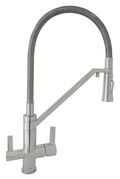 Смеситель кухонный TOPAZ ZARA-P-8812-H24-S комбинированный под осмос
