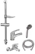 Набор смесителей Globus Lux SOLLY-GLSO-123 SET, комплект 3 в 1