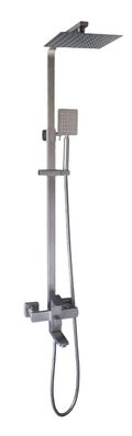 Душевая система GLOBUS LUX SBQ-SH-02 НЕРЖАВЕЙКА