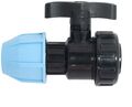 Кран шаровый полиэтиленовый VS Plast 6002 20 мм на 1/2" внутренняя резьба зажимной