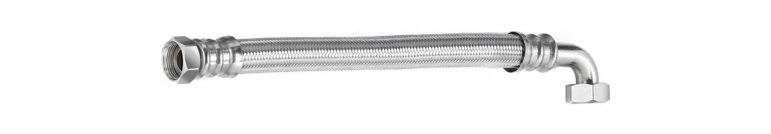Шланг водяной угловой TUCAI TAQ CODO HG-1212-500 1/2*1/2 ВВ 0,5 м нержавейка