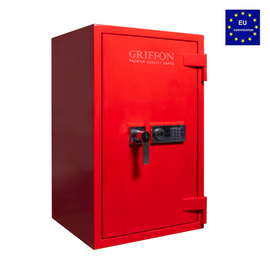 Сейф зламостійкий Griffon CLE III.95.E COMBI GLOSS RED