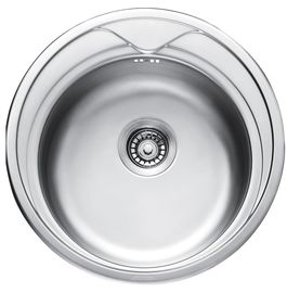 7109 Мойка CRISTAL круглая врезная 510x180 Decor