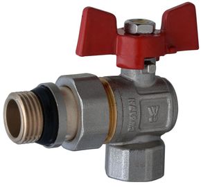 Кран шаровый Water Valve NV-V124 угловой с "американкой" НВ 1/2"