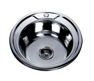 MR 490 Мойка круглая, врезная 490х180 Satin