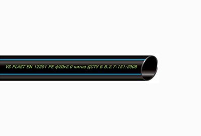 Труба полиэтиленовая питьевая VS PLAST 63х4.7 мм PN 10