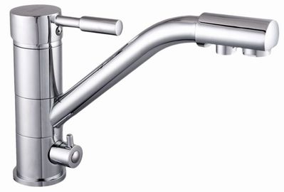 Смеситель кухонный Globus Lux LAZER GLLR-0555 CHROM ХРОМ комбинированный