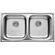 5104 Мойка CRISTAL прямоугольная двойная, врезная 780x430x200 Decor