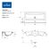 Умывальник мебельный Cersanit COMO 90