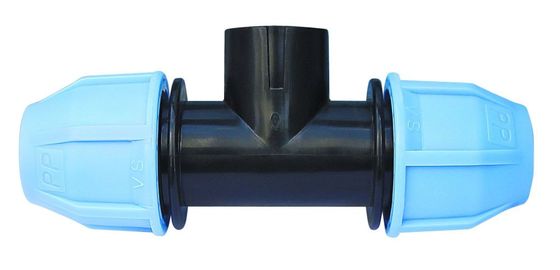 Тройник VS Plast 3002 25x1/2"Вx25 мм внутренняя резьба