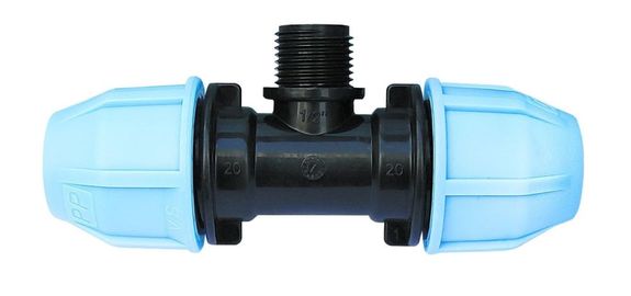 Тройник VS Plast 3003 32x1 1/4"Нx32 мм наружная резьба