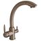 Смеситель кухонный Globus Lux LAZER GLLR-0777 BRONZE БРОНЗОВЫЙ комбинированный