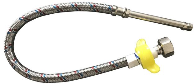 Шланг для смесителей Solomon HY6201 A М10х1/2" 0,6 м LONG-штуцер 70мм